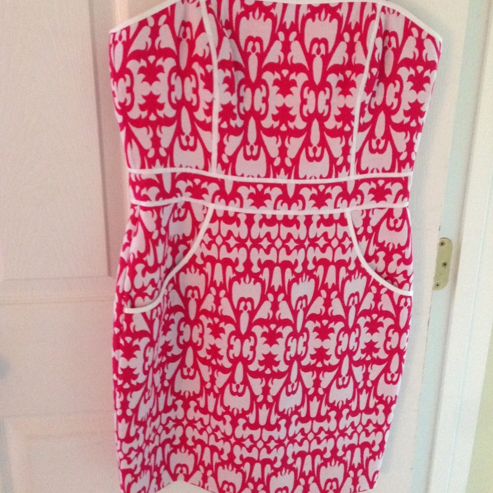 Laundry Pink Print Dress